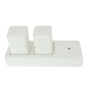 NWB Nora Fleming Pinstripes Salt & Pepper Shakers